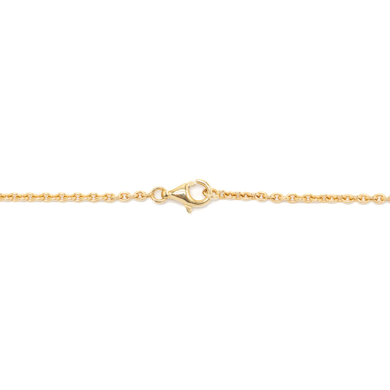 Van Cleef and Arpels Pure Alhambra Pendant Onyx Yellow Gold
