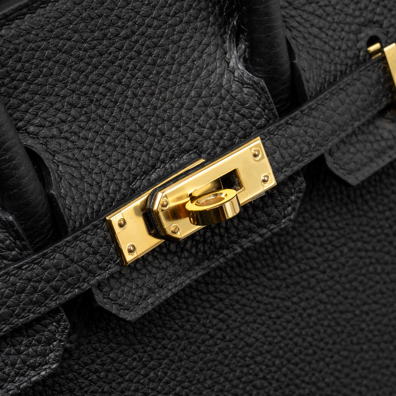 Hermes birkin 25 togo black GHW stamp Y