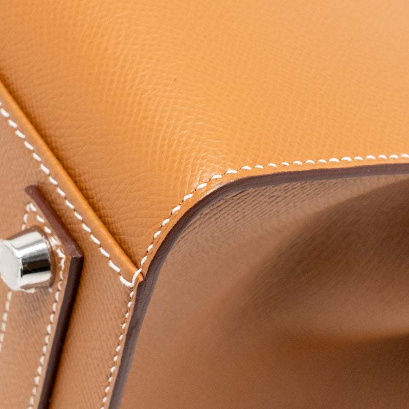 Hermes Birkin 35 Sellier epsom gold SHW stamp Y