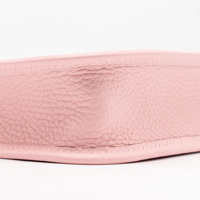 Hermes Mini Evelyne Clemence Rose Sakura SHW Stamp K