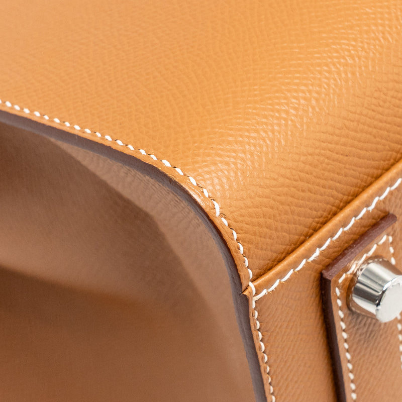 Hermes Birkin 35 Sellier epsom gold SHW stamp Y