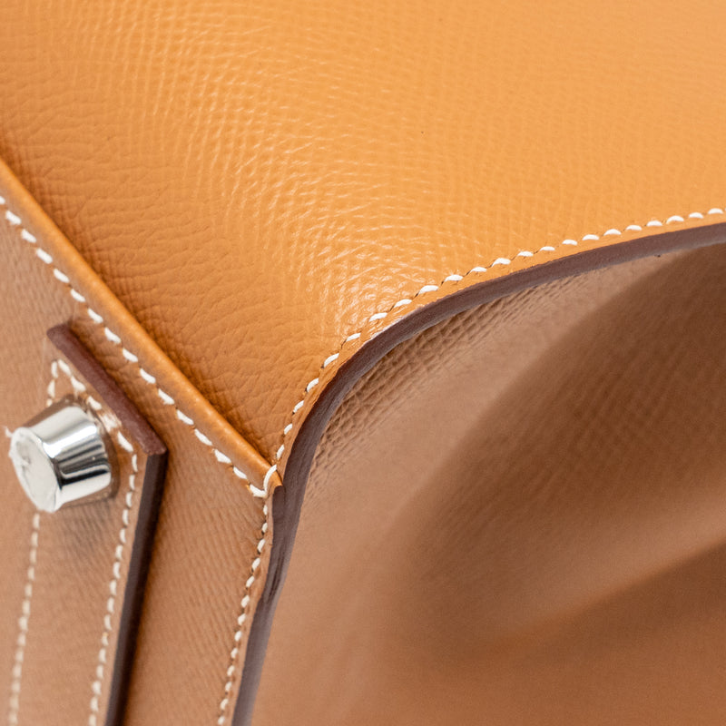 Hermes Birkin 35 Sellier epsom gold SHW stamp Y