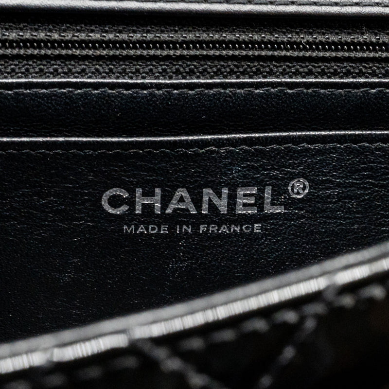Chanel Mini 2.55 Reissue Patent SO Black