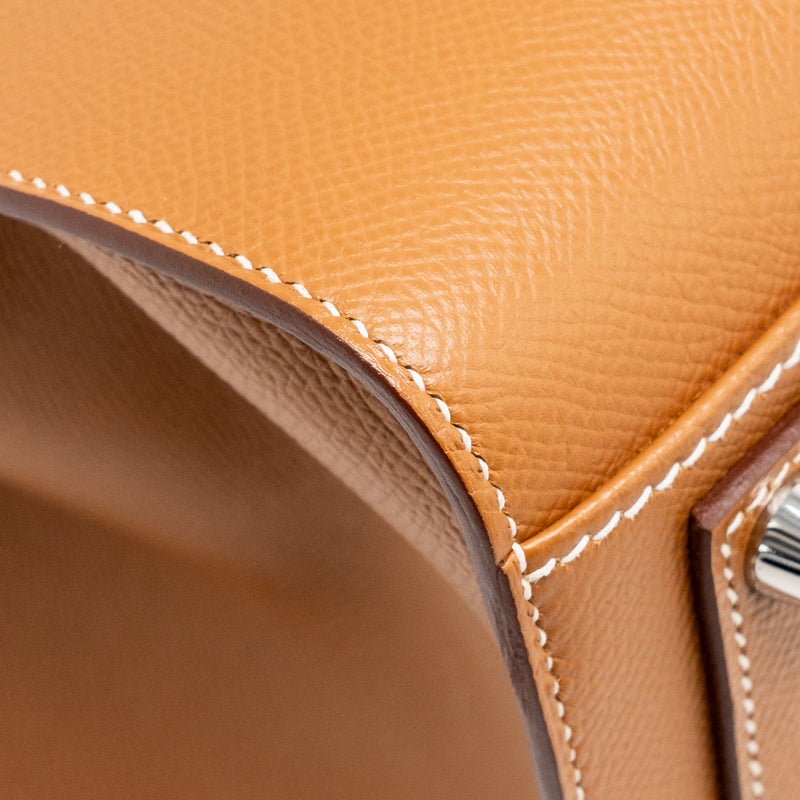 Hermes Birkin 35 Sellier epsom gold SHW stamp Y