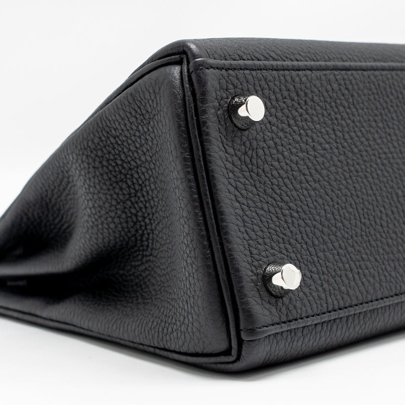 Hermes Kelly 25 Togo Black SHW stamp W