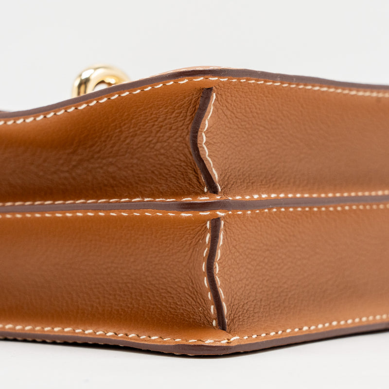 Hermes Roulis 23 Evercolor Gold GHW Stamp C