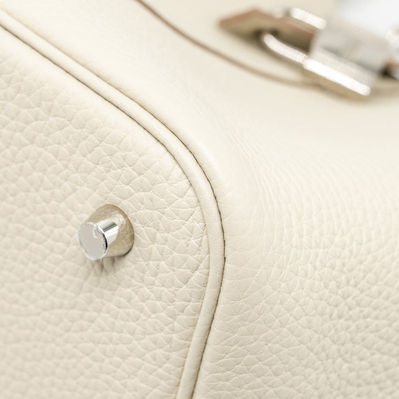 Hermes Picotin 22 Lock Bag Clemence Beton SHW Stamp U