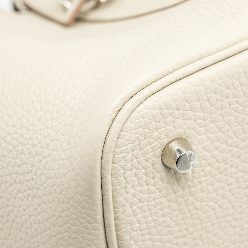 Hermes Picotin 22 Lock Bag Clemence Beton SHW Stamp U