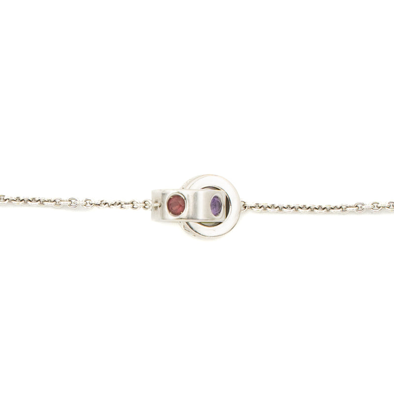 Bvlgari Size S/M Inner Locking Ring Bracelet White Gold