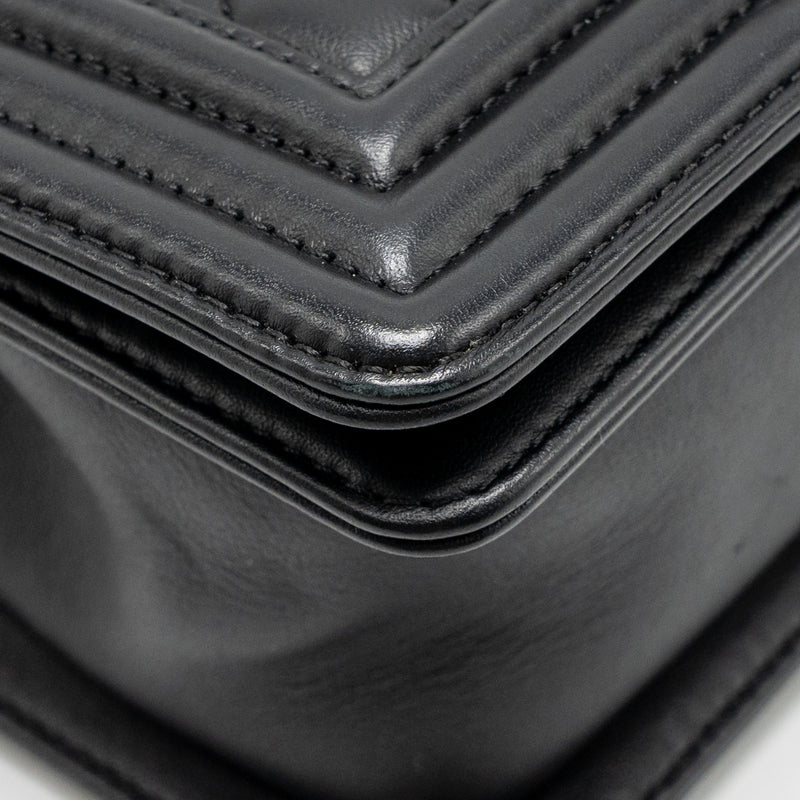 Chanel Small Boy Bag Calfskin Black SHW