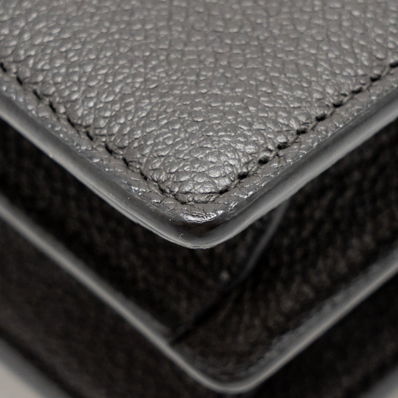 Saint Laurent/YSL Medium Sunset Bag Calfskin Grey SHW