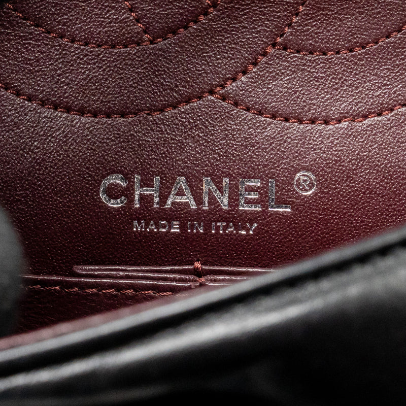 Chanel small 2.55 Reissue flap bag aged calfskin black GHW