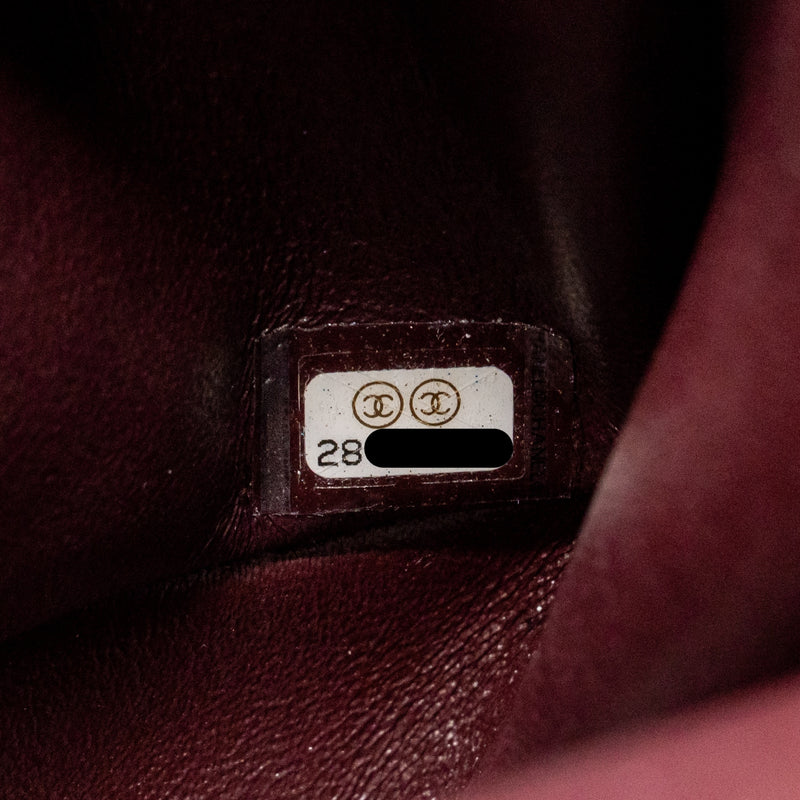 Chanel small 2.55 Reissue flap bag aged calfskin black GHW