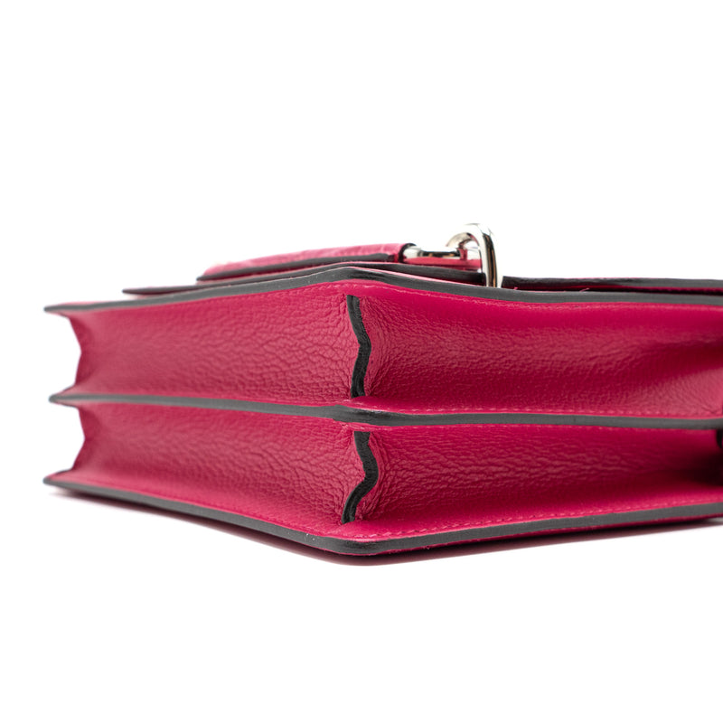 Hermes Mini Roulis Alligator Touch Evercolor Rose Mexico SHW Stamp Z