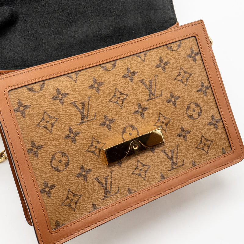 Louis Vuitton Dauphine MM monogram / monogram reverse canvas GHW