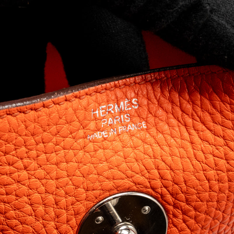 Hermes Lindy 30 Clemence Rose Jaipur SHW Stamp T