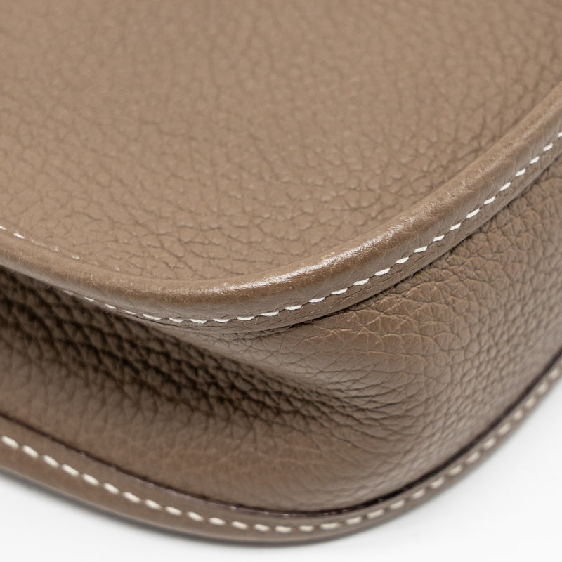 Hermes Mini Evelyne clemence etoupe SHW stamp D