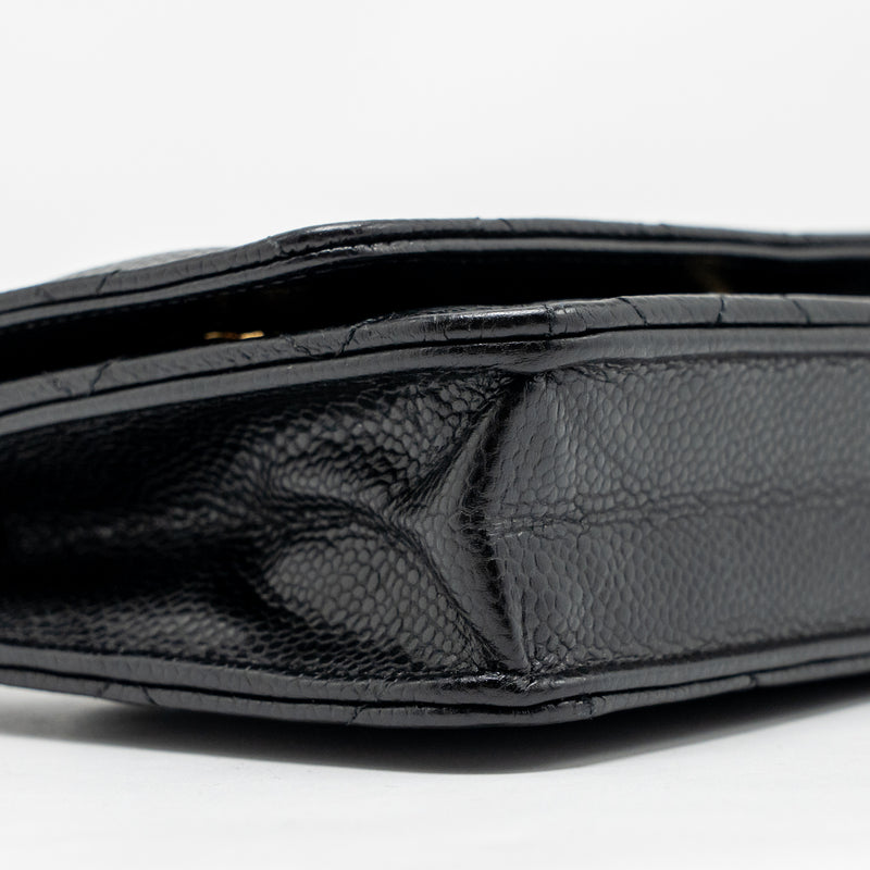 Chanel Classic Wallet On Chain Caviar Black GHW (microchip)