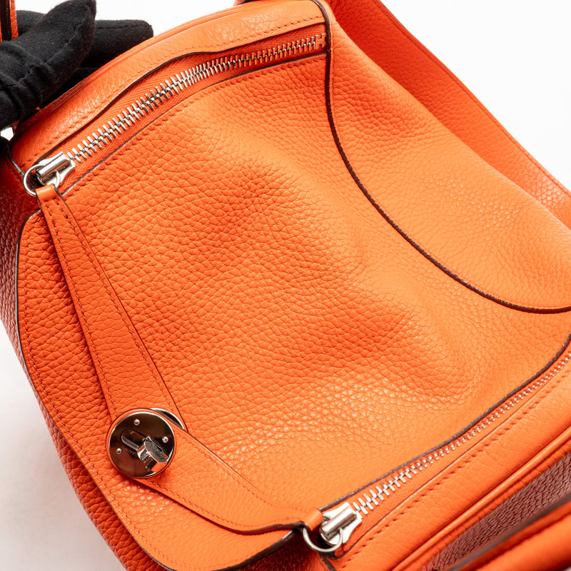 Hermes Lindy 30 Clemence Rose Jaipur SHW Stamp T