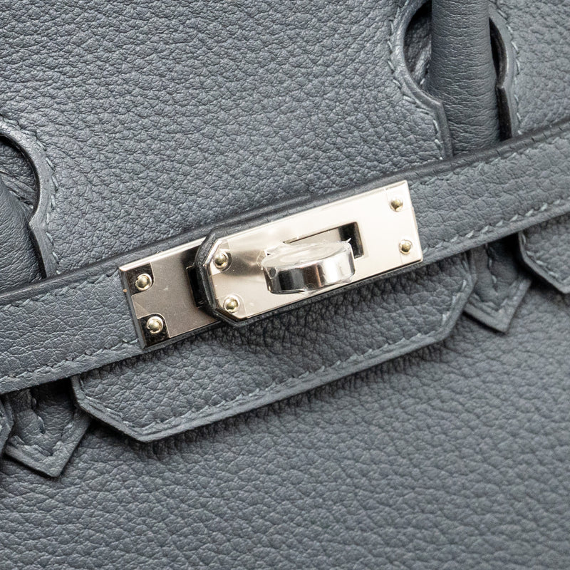 Hermes Birkin 25 Togo Gris Misty SHW Stamp W