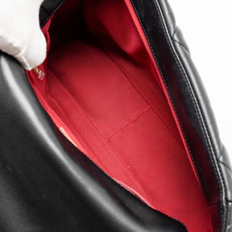 Chanel Large 19 Bag Goatskin Black Multicolour Hardware