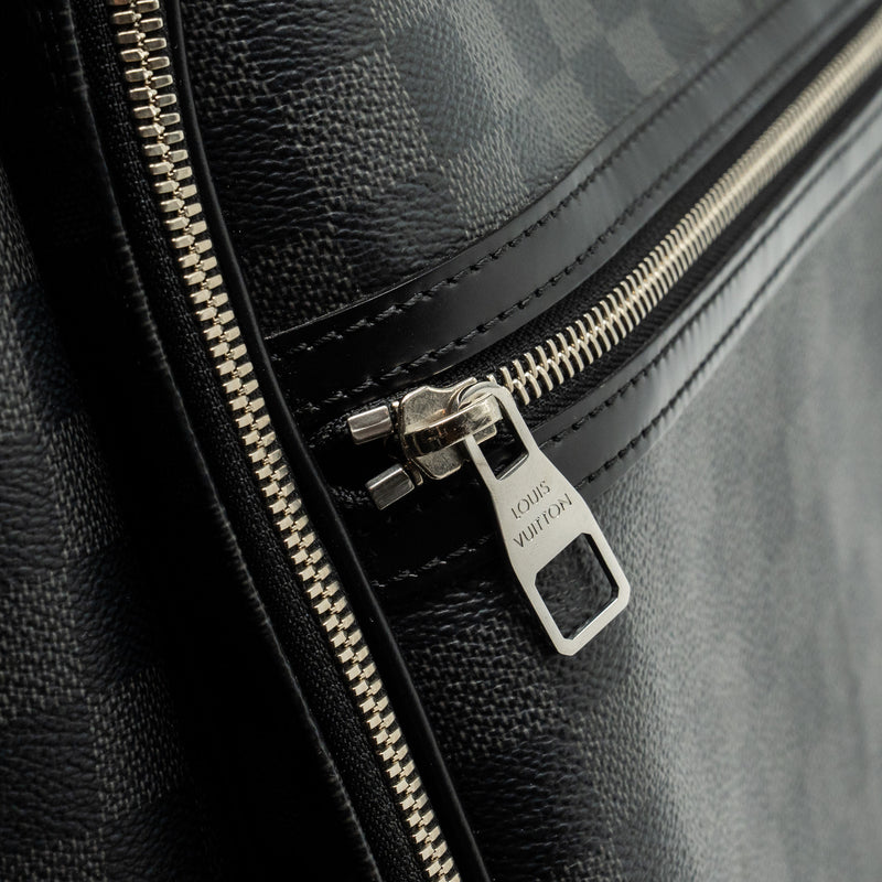 louis vuitton backpack michael nm Louis Vuitton Michael Backpack damier Graphite canvas SHW