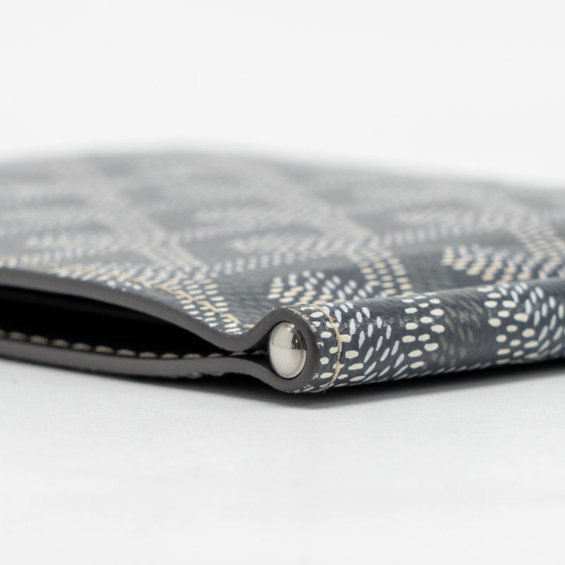 Goyard Saint-Thomas Bifold Money Clip Card Holder Goyardine Canvas Grey