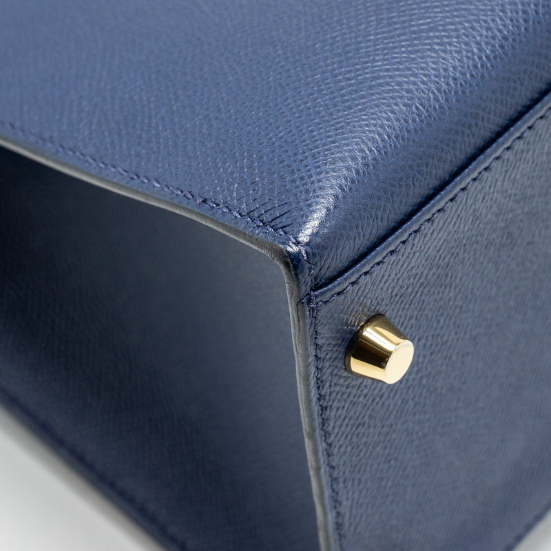 Hermes kelly 32 epsom blue sapphire GHW stamp X