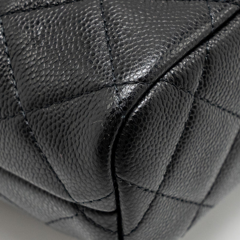 Chanel 25c Quilted Hobo Bag Caviar Black GHW (microchip)
