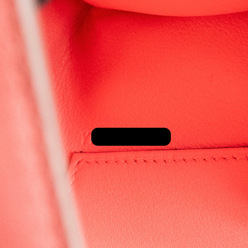 Hermes Kelly Pochette Swift K4 Rose Ete SHW Stamp Y