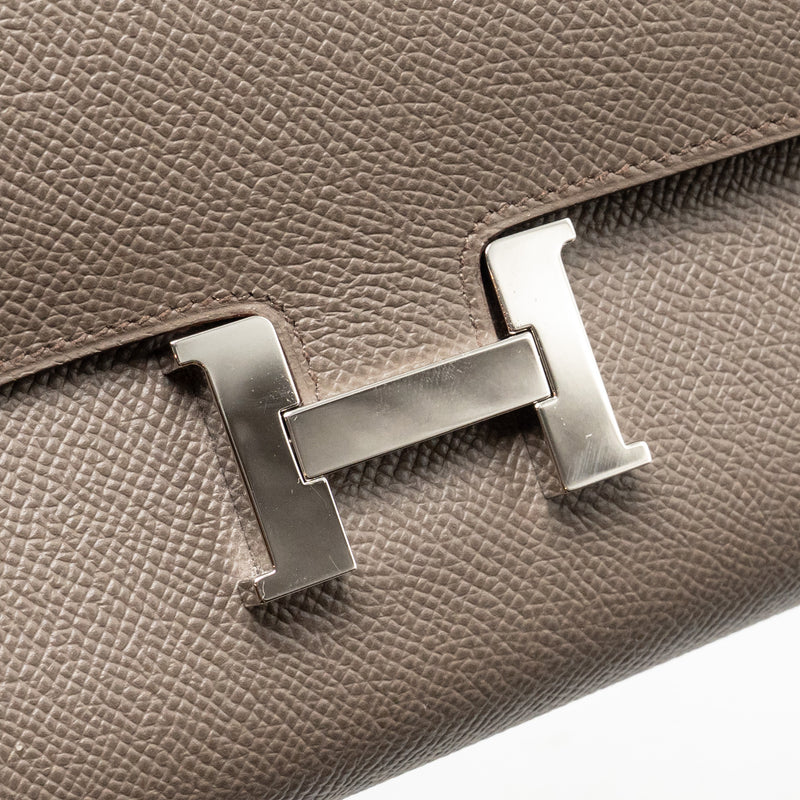 Hermes Constance To Go Epsom Gris Etain SHW Stamp Y