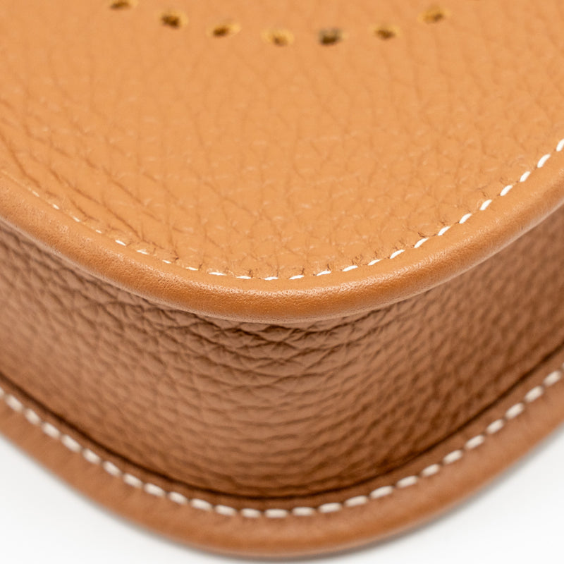 Hermes Mini Evelyne Clemence Gold GHW stamp K