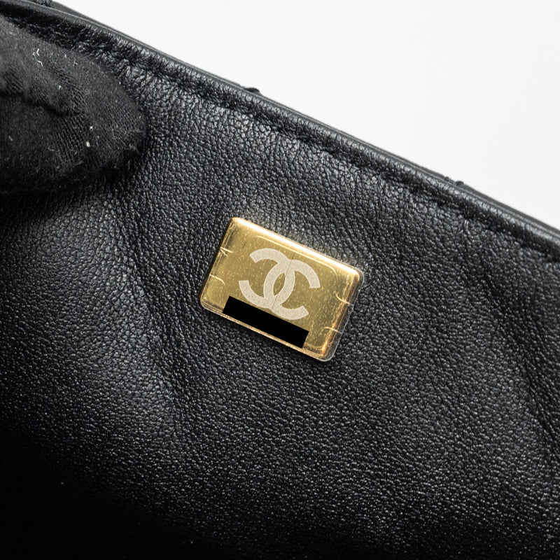 Chanel Mini 2.55 Reissue Aged Calfskin Black GHW (Microchip)