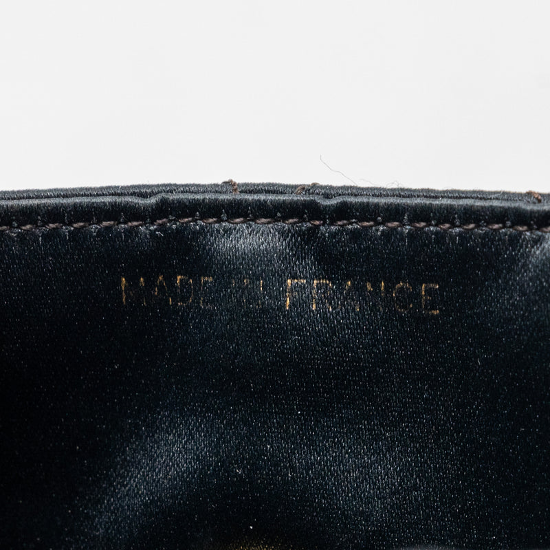 Chanel Vintage Flap Bag Satin Black GHW