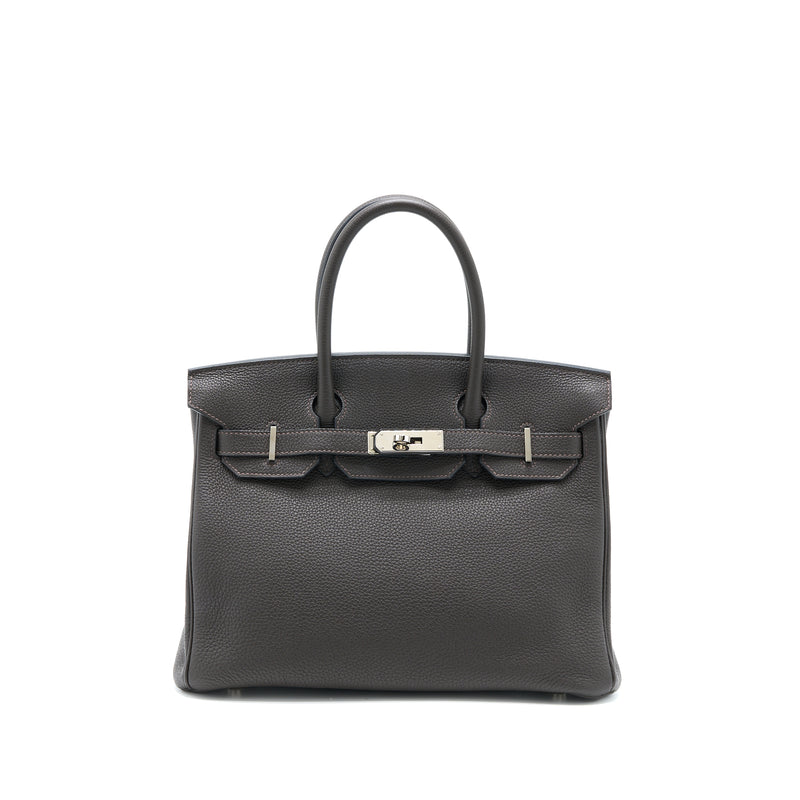 Herme Birkin 30 Togo Ebene SHW Stamp X