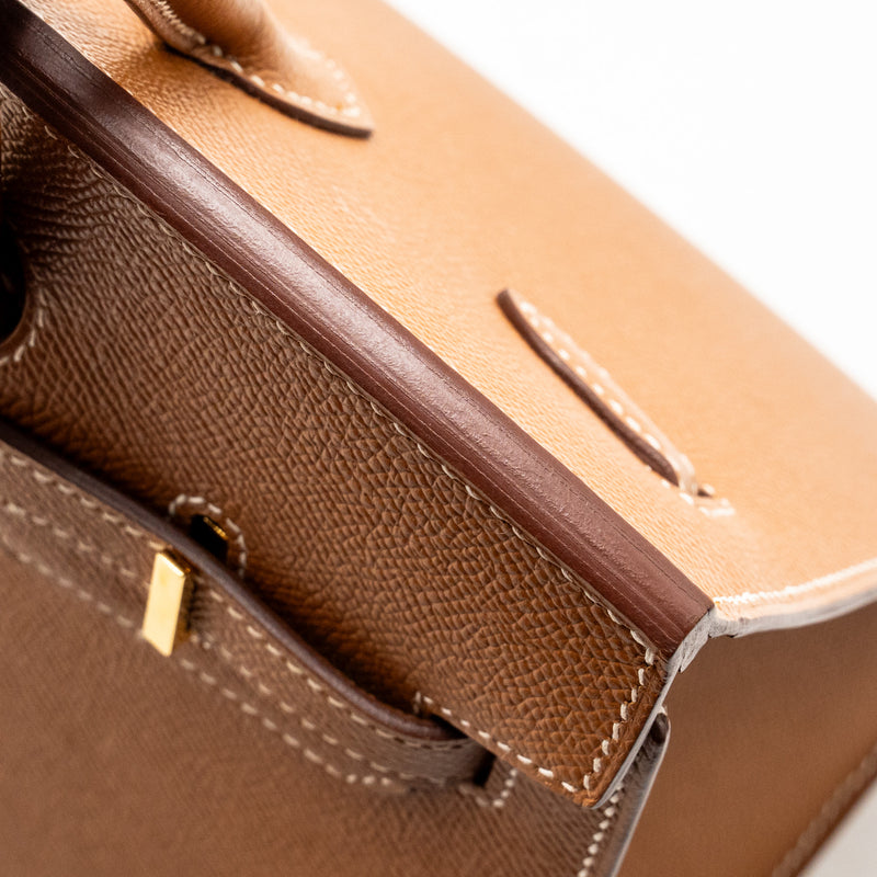 Hermes Birkin 25 Epsom Gold GHW Stamp Z