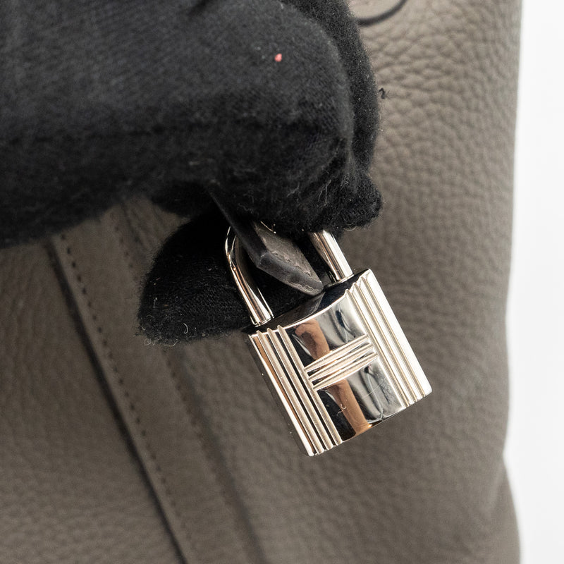 Hermes picotin 18 clemence Gris Etain SHW Stamp Y
