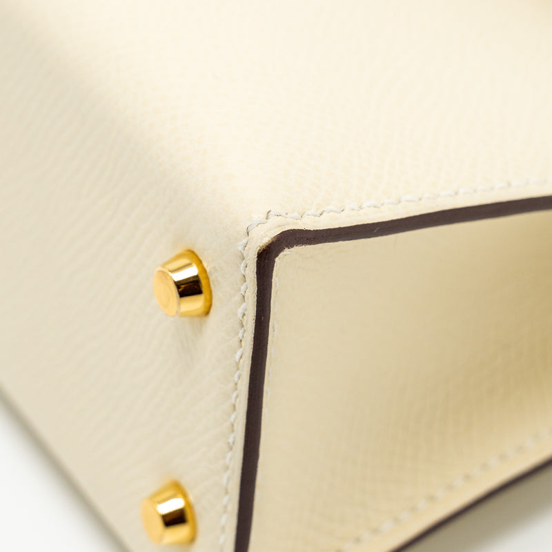 Hermes Mini Kelly II epsom nata GHW stamp Z