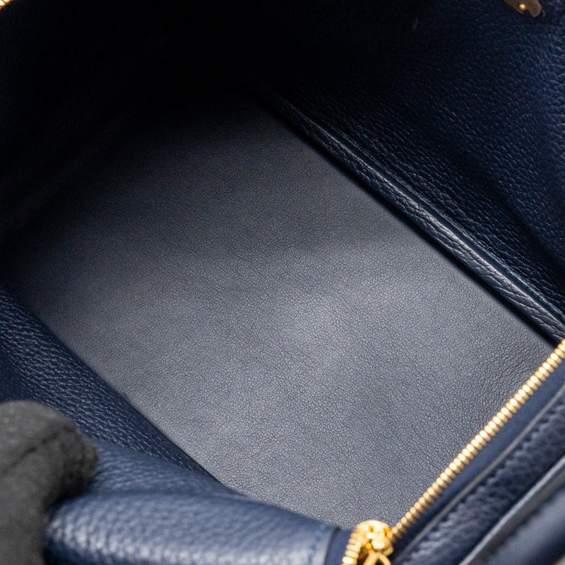 Hermes Lindy 26 Clemence Blue Nuit GHW Stamp D