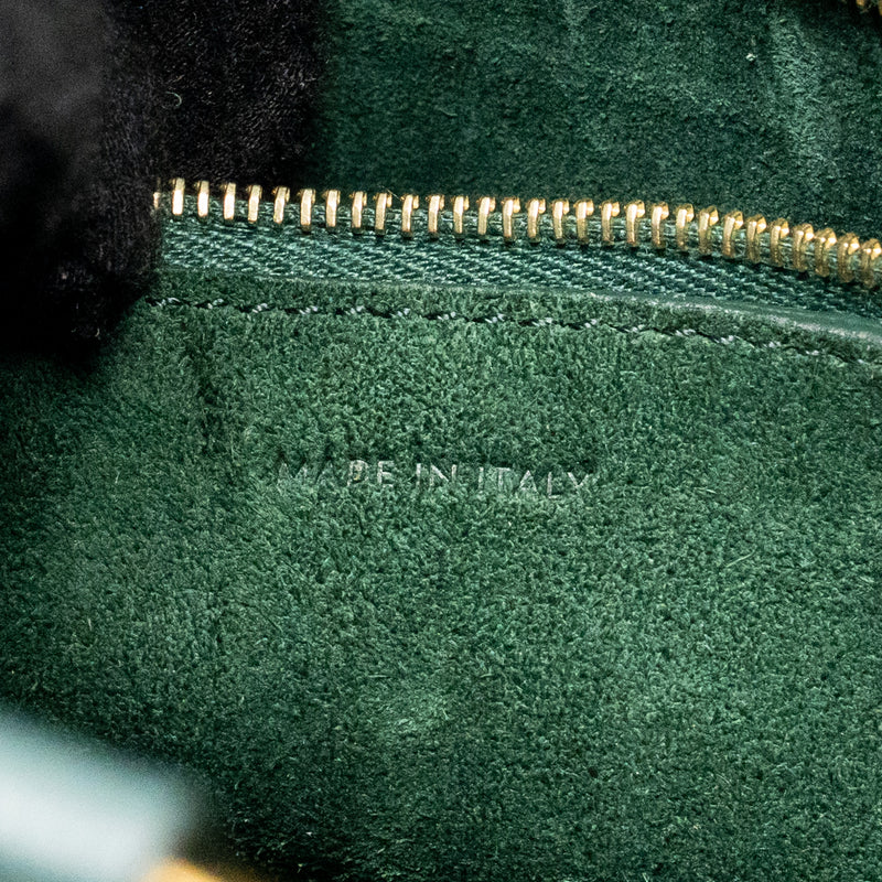 Celine Small Sangle Bucket Bag Soft Grained Calfskin Amazone GHW