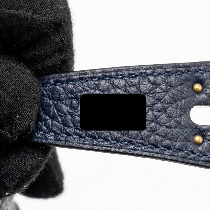 Hermes Lindy 26 Clemence Blue Nuit GHW Stamp D