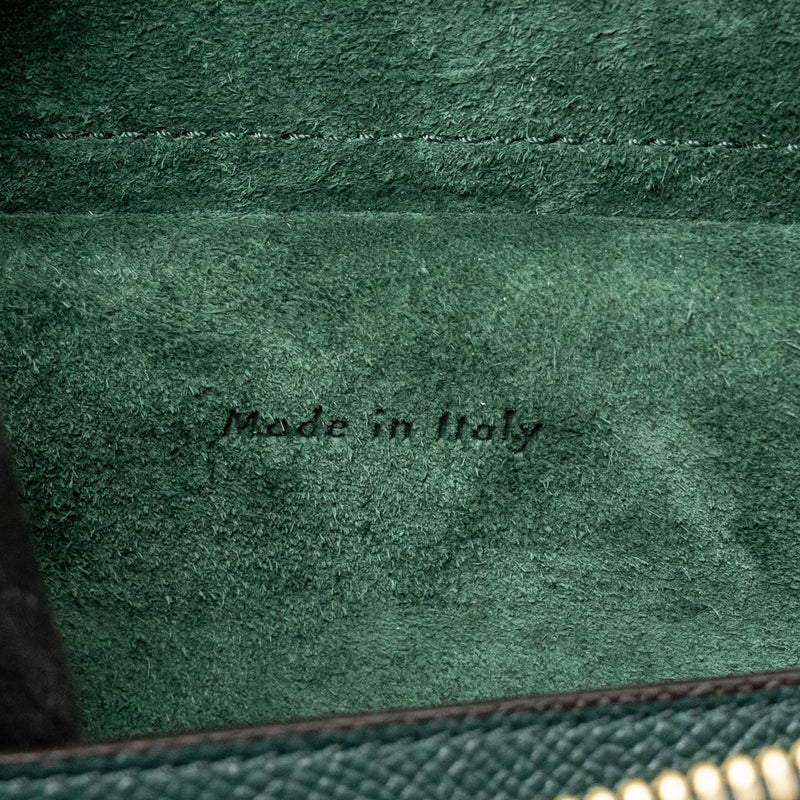 Celine Micro belt bag calfskin green GHW