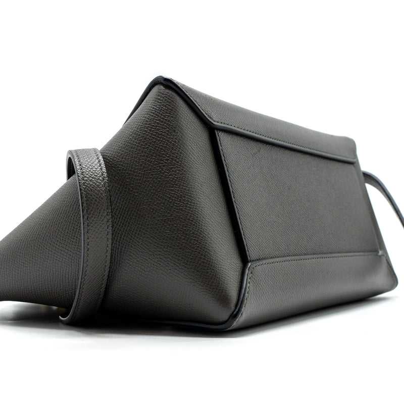 Celine micro belt bag calfskin grey GHW