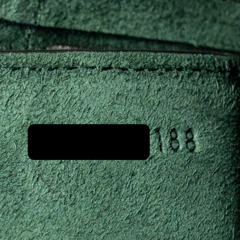 Celine Micro belt bag calfskin green GHW