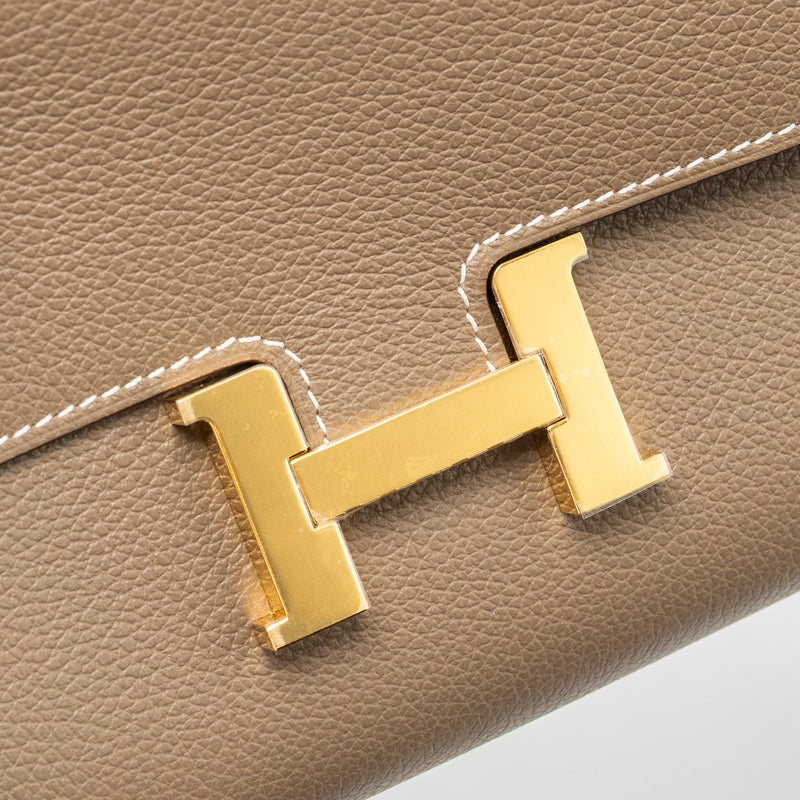 Hermes Constance to go evercolor Etoupe GHW Stamp B