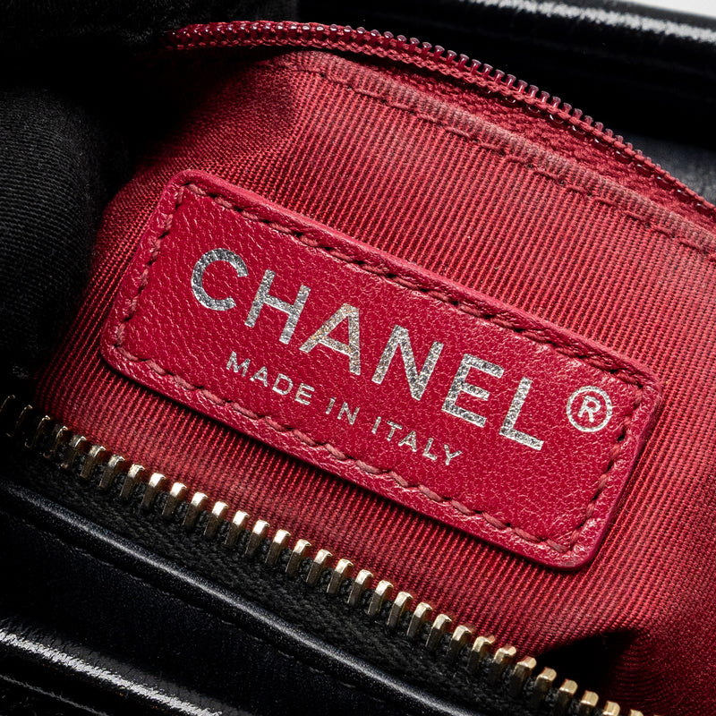 Chanel Small Gabrielle Hobo Bag Calfskin Black Multicolour HARDWARE