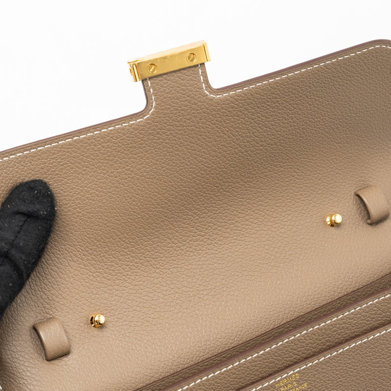 Hermes Constance to go evercolor Etoupe GHW Stamp B