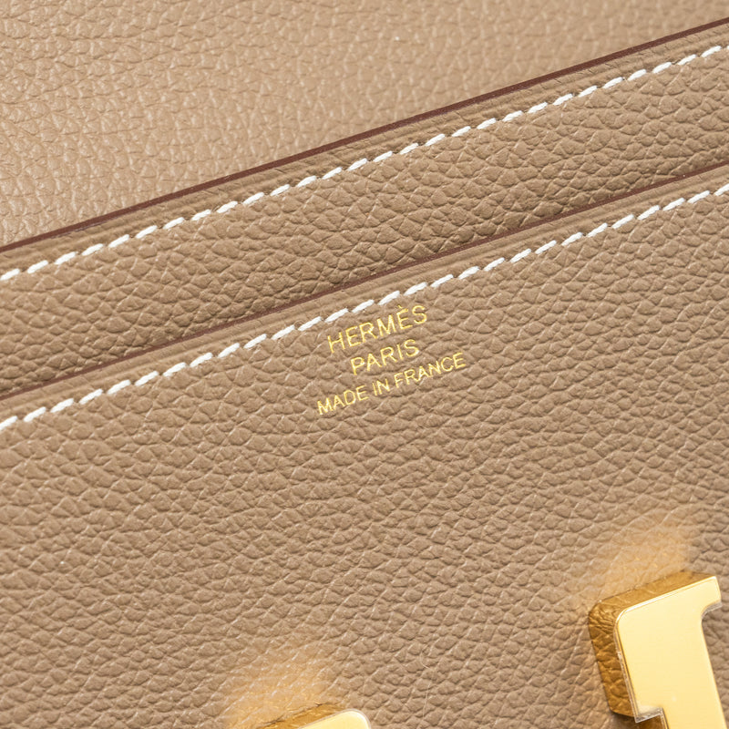 Hermes Constance to go evercolor Etoupe GHW Stamp B