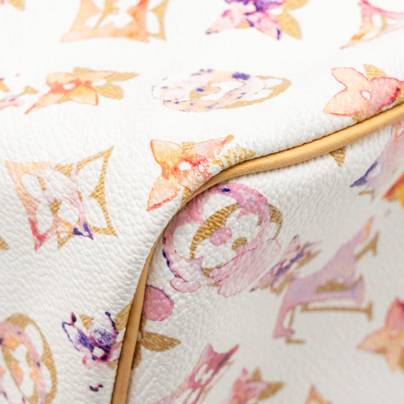 Louis Vuitton Speedy 35 Boston Bag Watercolor Monogram Canvas Multicolour GHW
