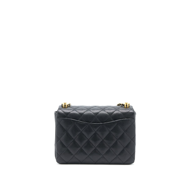 Chanel 22K Coco First Caviar Black GHW (Microchip)